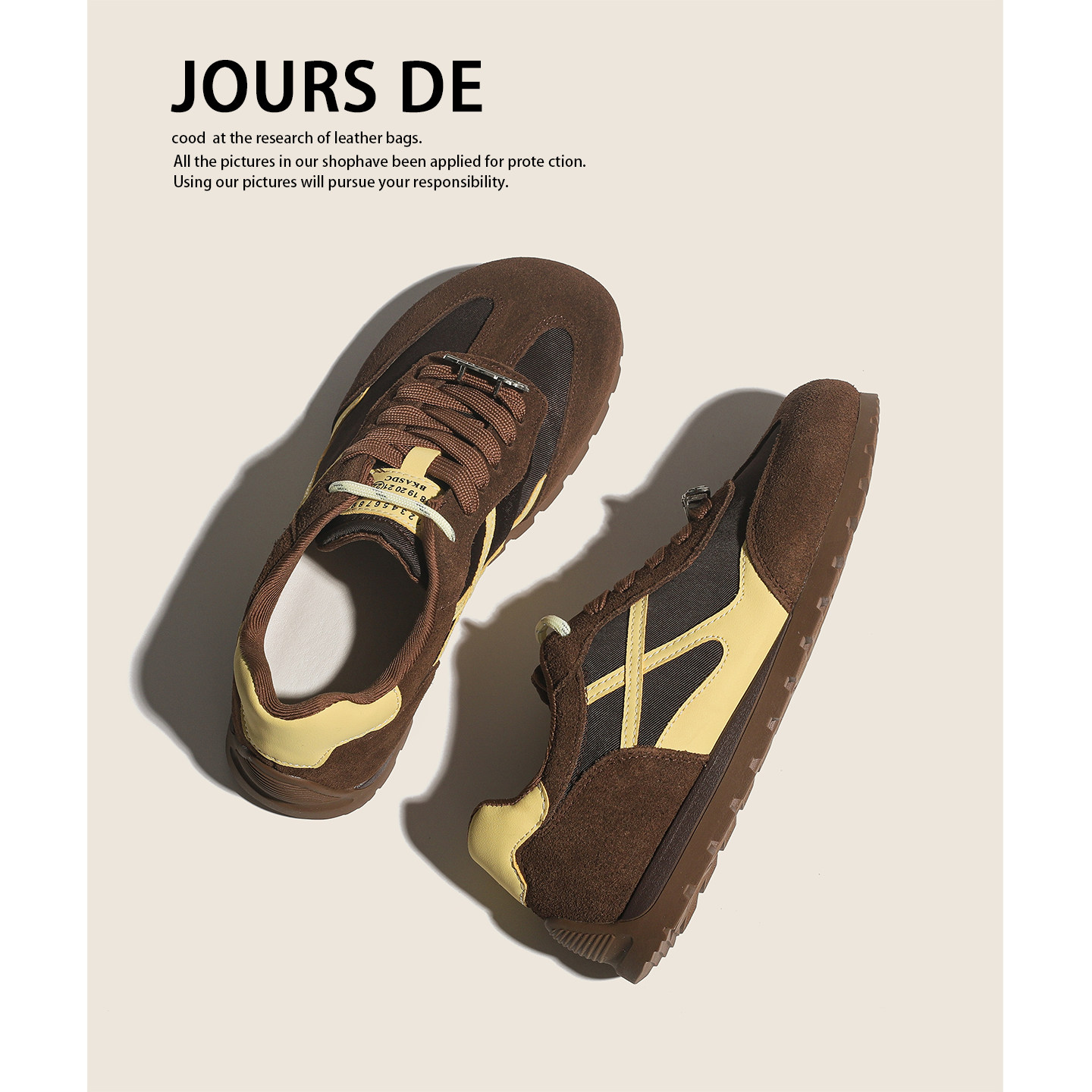 真皮复古学生德训鞋女2026新款软底平底撞色阿甘百搭休闲运动鞋子,女鞋,德训鞋,淘宝优惠券,粉丝福利购,淘宝优惠卷