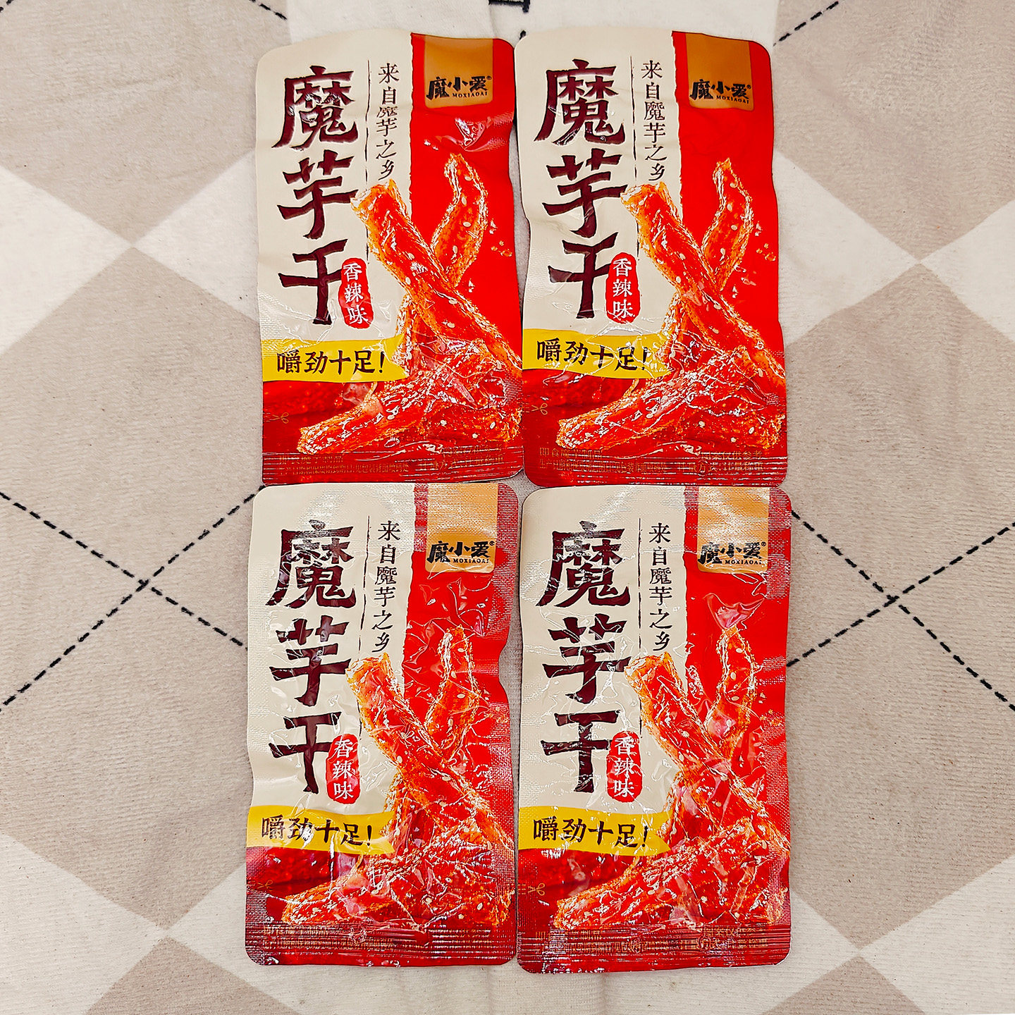 魔小爱魔芋干香辣味零食休闲