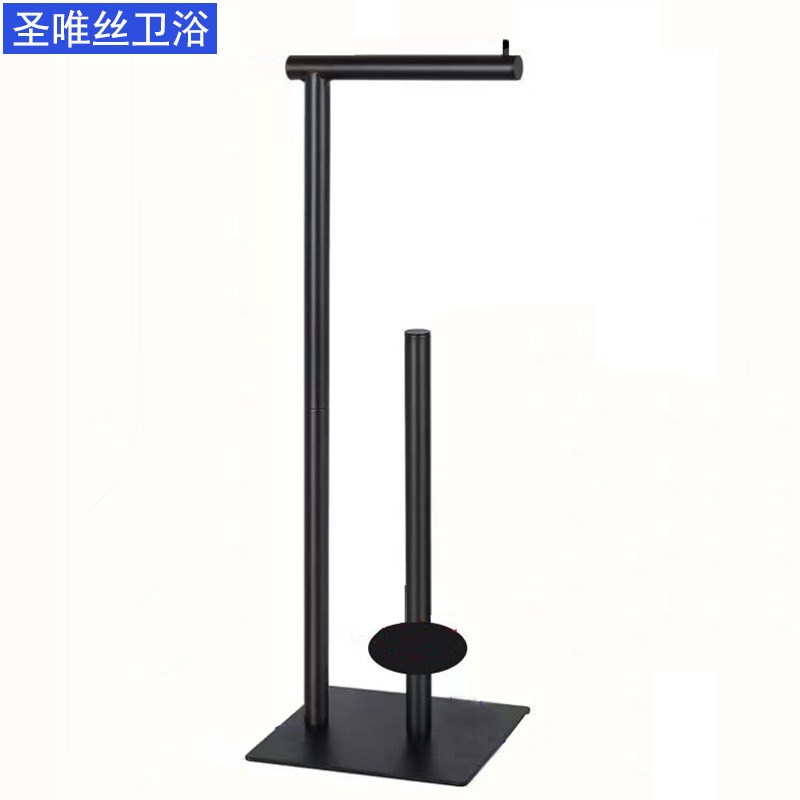 不锈钢家用浴室卫生间站立式卫生纸架厕纸架卷纸架落地纸巾架