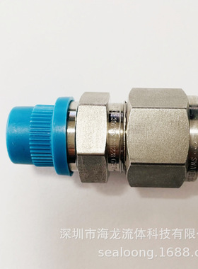 Swagelok316不锈钢卡套直通平行螺纹接头SS-810-1-4RS