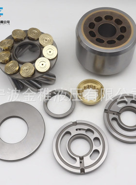 川崎 液压泵配件 K3V112DT K3V112DP 缸体柱塞配油盘回程盘