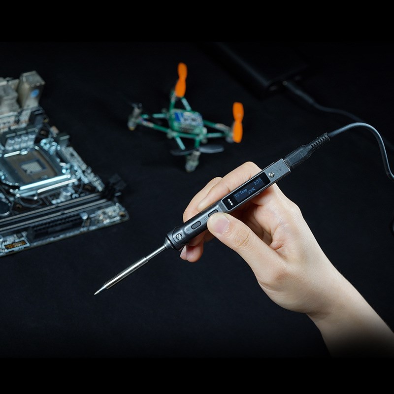 新品TS101迷你智能电烙铁套装 快速升温 TS100烙铁