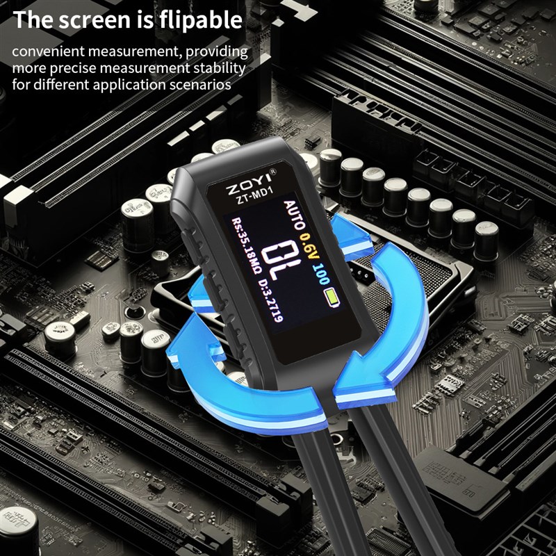 ZT-MD1智能镊子LCR数字电桥测试仪自动测量电阻电容电感