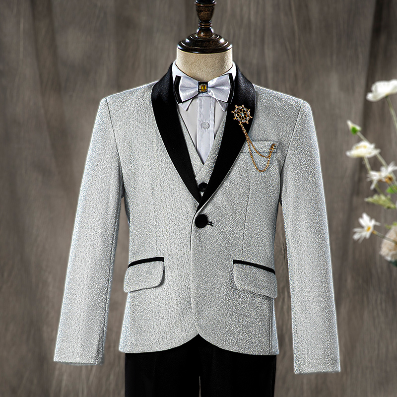 赠运费险高档男童西装套装演出服