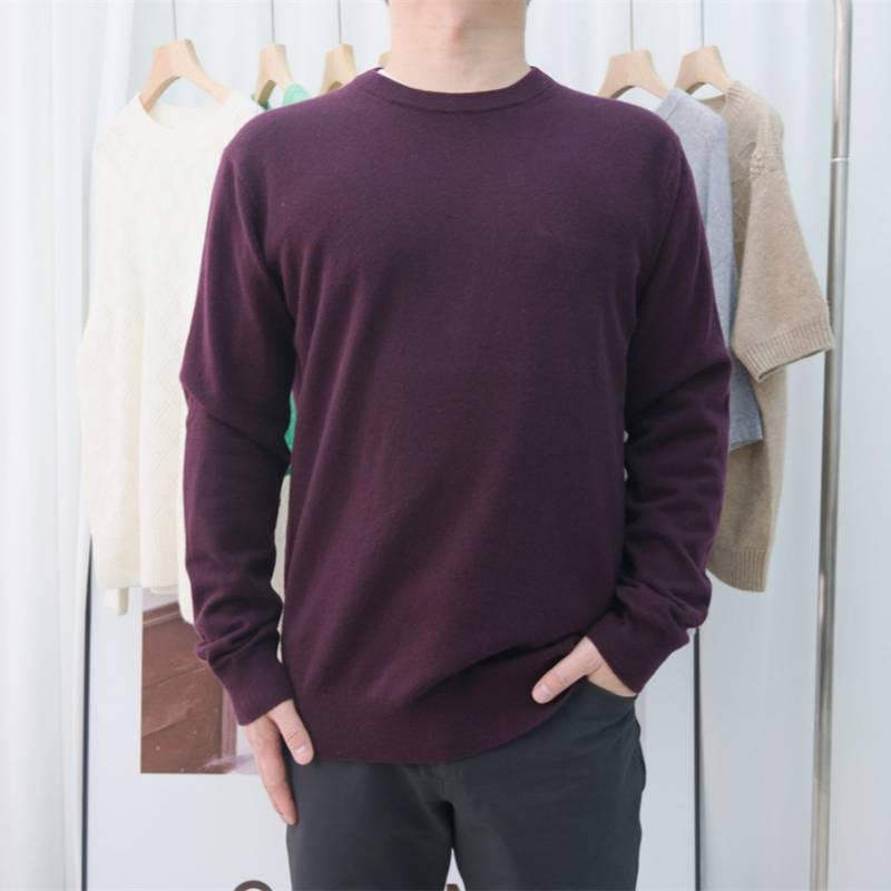 男装全新升级[100%山羊绒]特级白中白山羊绒 针织衫毛衣上衣