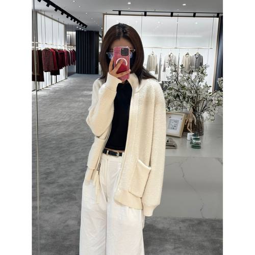 羊绒大衣830克重磅加厚|100%山羊绒外套 高级感圈圈工艺