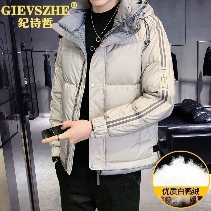 纪诗哲男士羽绒服加厚短款外套男