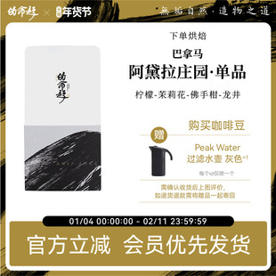 【下单烘焙】伪命题手冲单品巴拿马阿黛拉水洗瑰夏浅烘咖啡豆60g