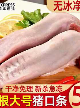 5斤净重猪舌头无根口条