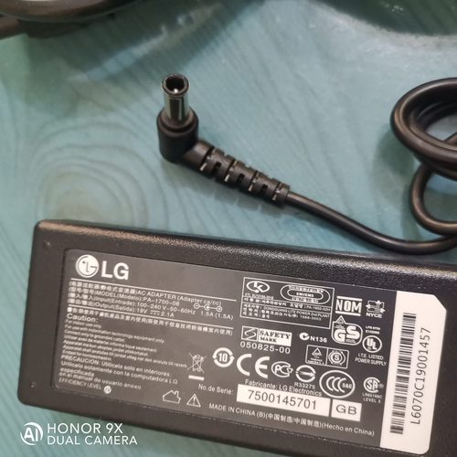 LG 27EA33VA 27EA63VB E2249 液晶显示器充电源适配器线19V1.6A