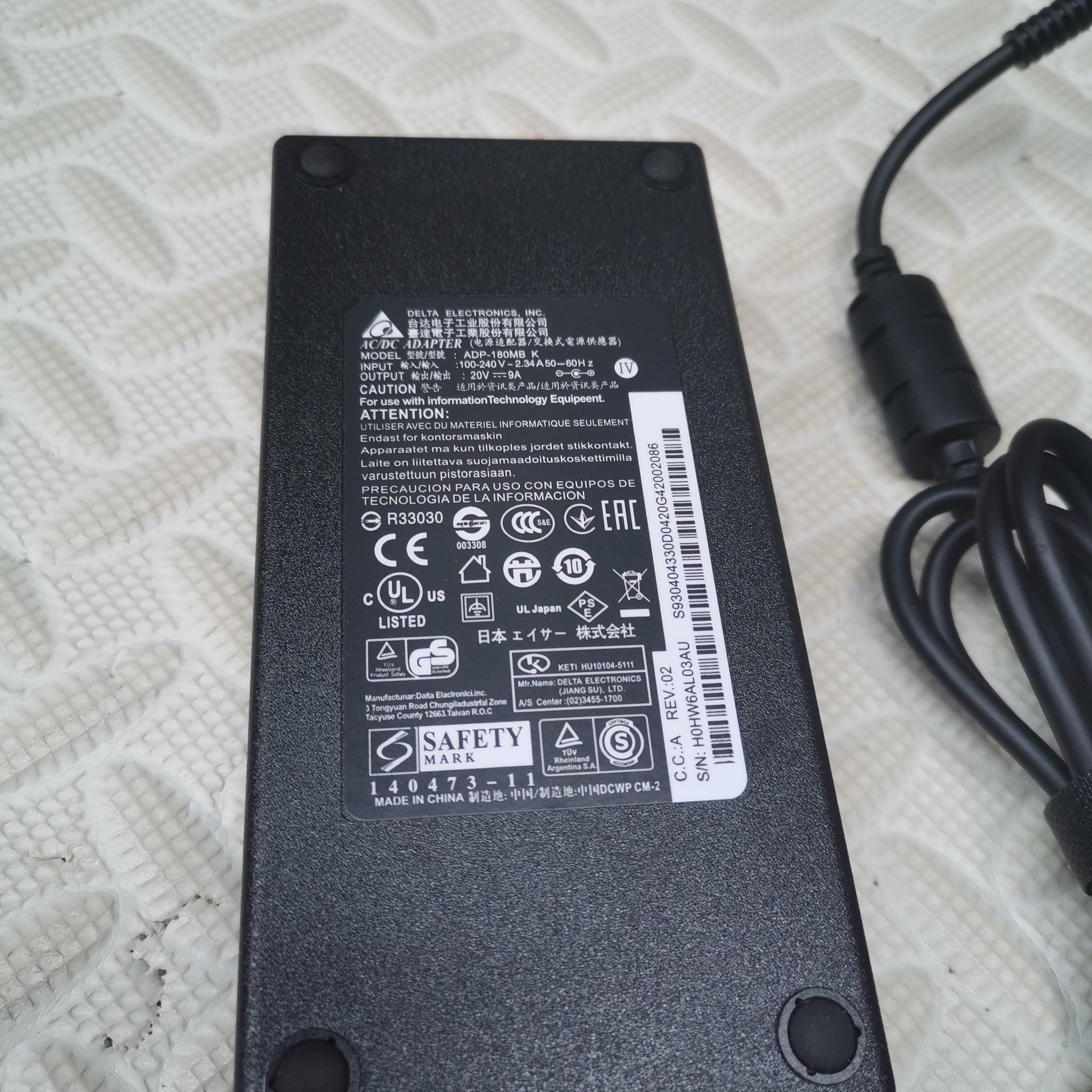ASUS华硕ADP-180MB F FA180PM111 180W电源适配器19.5V 9.23A