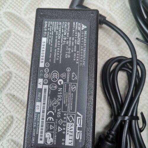 ASUS华硕vg27aq1a显示器ADP-65GD B电源适配器充电线19V3.42A