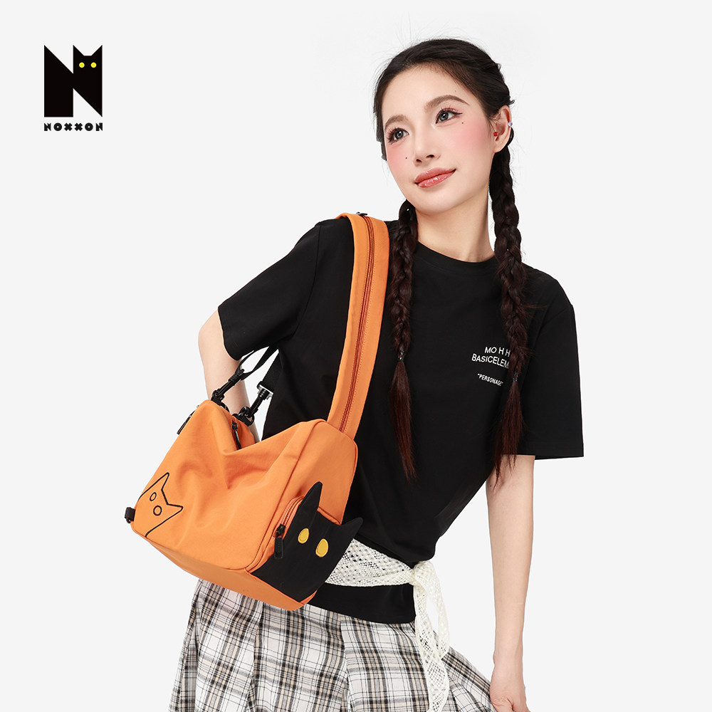 NOXXON2026新款通勤设计感小众腋下背包女可单肩可双肩背两用包