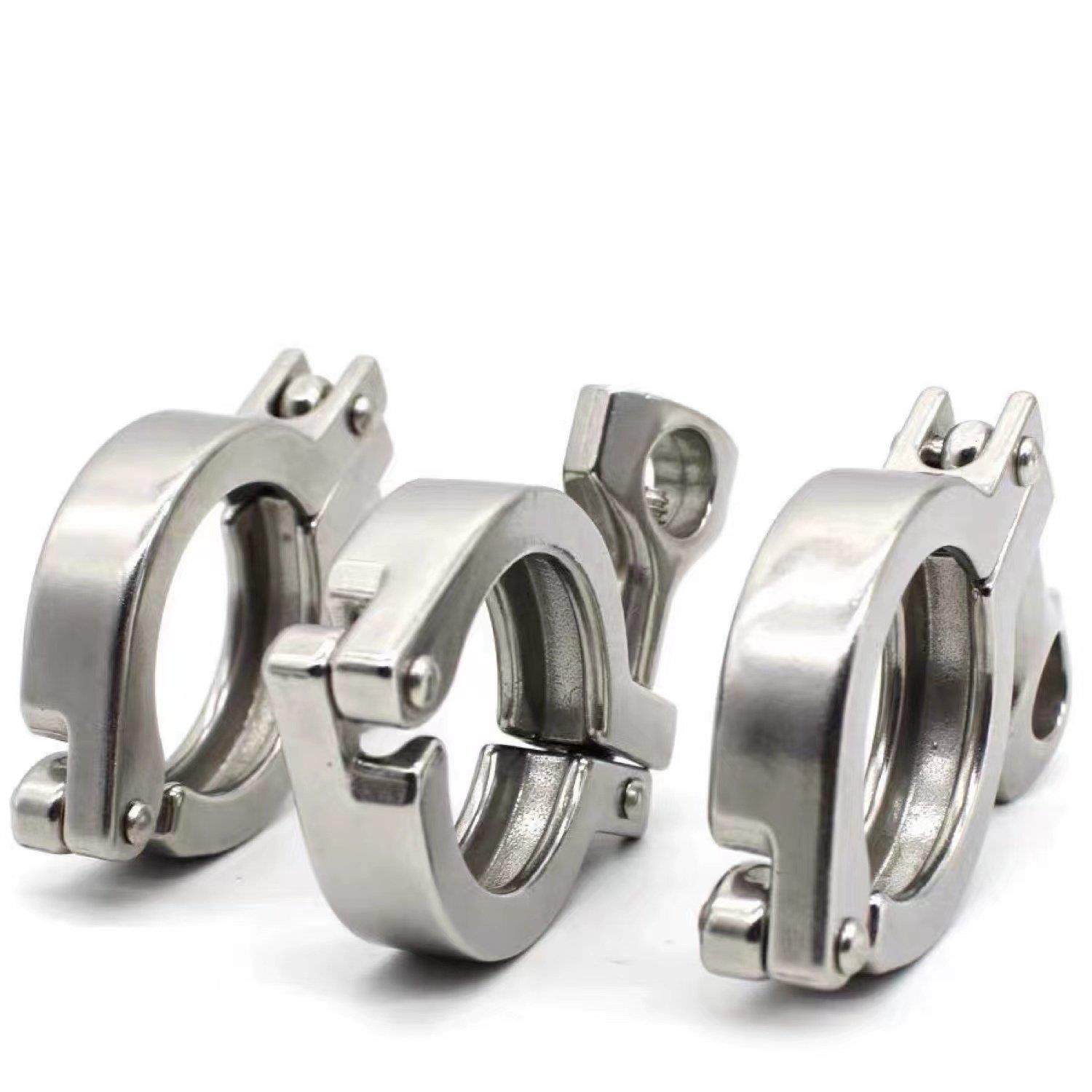 重型304不锈钢卫生级快速安装夹具快速连接器精密铸造管夹具重型,五金/工具,管夹/管卡/管支架,淘宝优惠券,粉丝福利购,淘宝优惠卷