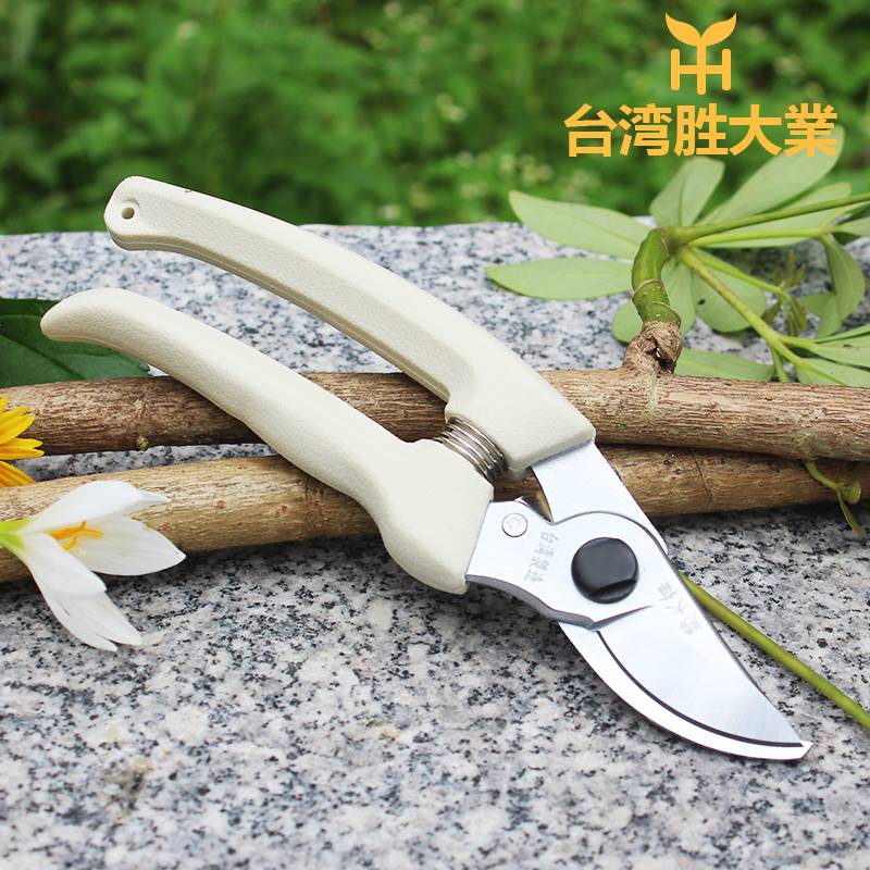 台湾胜大业修枝剪园艺剪刀果树花枝省力园林工具家用树枝剪花艺剪
