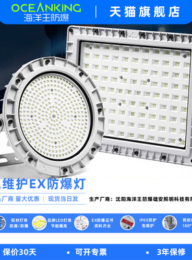 海洋王LED防爆灯仓库车间化工厂加油站防腐防水防尘防爆投光灯