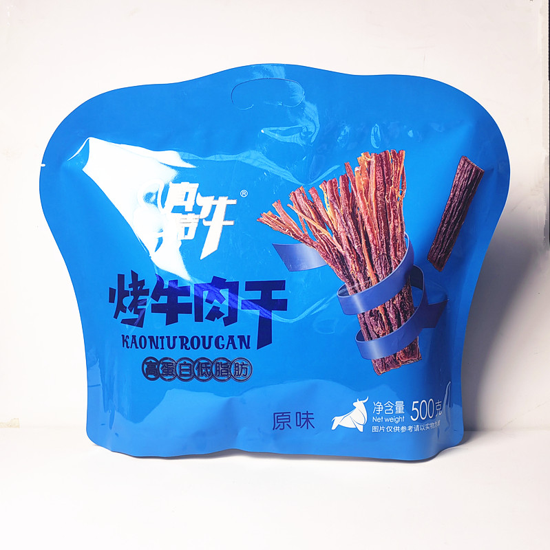 牛肉干真特牛500克内蒙特产原味真空包装高蛋白低脂肪休闲零食