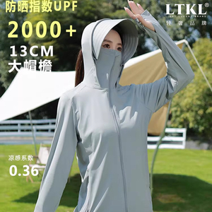 防晒衣女2026夏季新款冰丝长袖防紫外线薄款百搭透气防晒服短外套