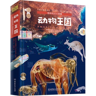 奇妙知识大图解动物王国儿童百科全书大百科关于海洋生物爬行蛇类恐龙书科普小学生三四五六年级必读 课外阅读世界大探秘0