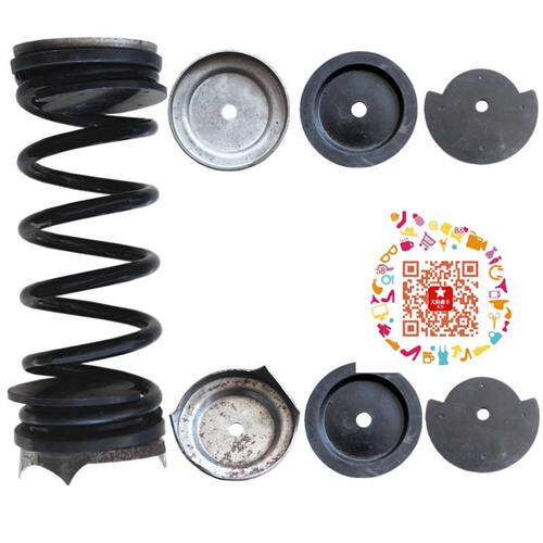 电动车减震簧铁碗橡胶垫三四轮车大弹簧减震垫连接铁件焊接配件