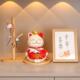 轻奢高档玄关入户招财猫钥匙收纳摆件家居饰品餐边柜乔迁新居礼品