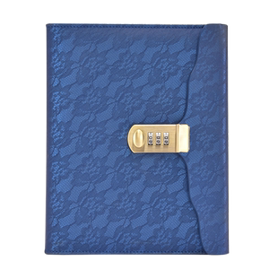 新款活页密码笔记本日记本带锁新款密码笔记本简约文艺复古女孩密码锁手账笔记本子精致大学生创意记事本定制