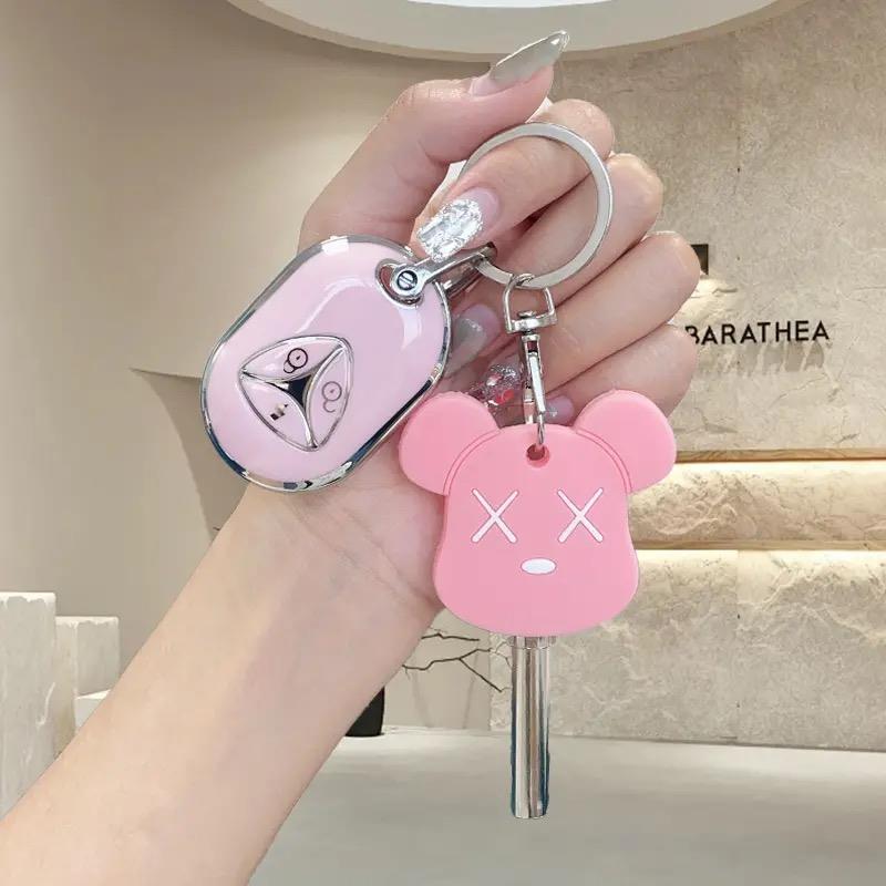 适用25新雅迪电动车钥匙套M11-H K8e M15-D M26 G30闪电遥控包扣