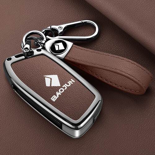 适用新宝骏kiwi钥匙套新宝骏rs3 rc5 e300plus rm5 rc6遥控金属包