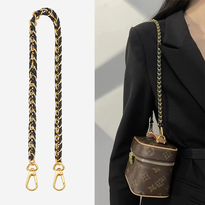 适用lvnicenano化妆包链条肩带