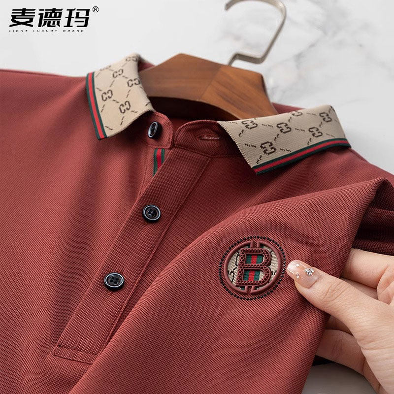 polo衫男短袖T恤2025夏季新款
