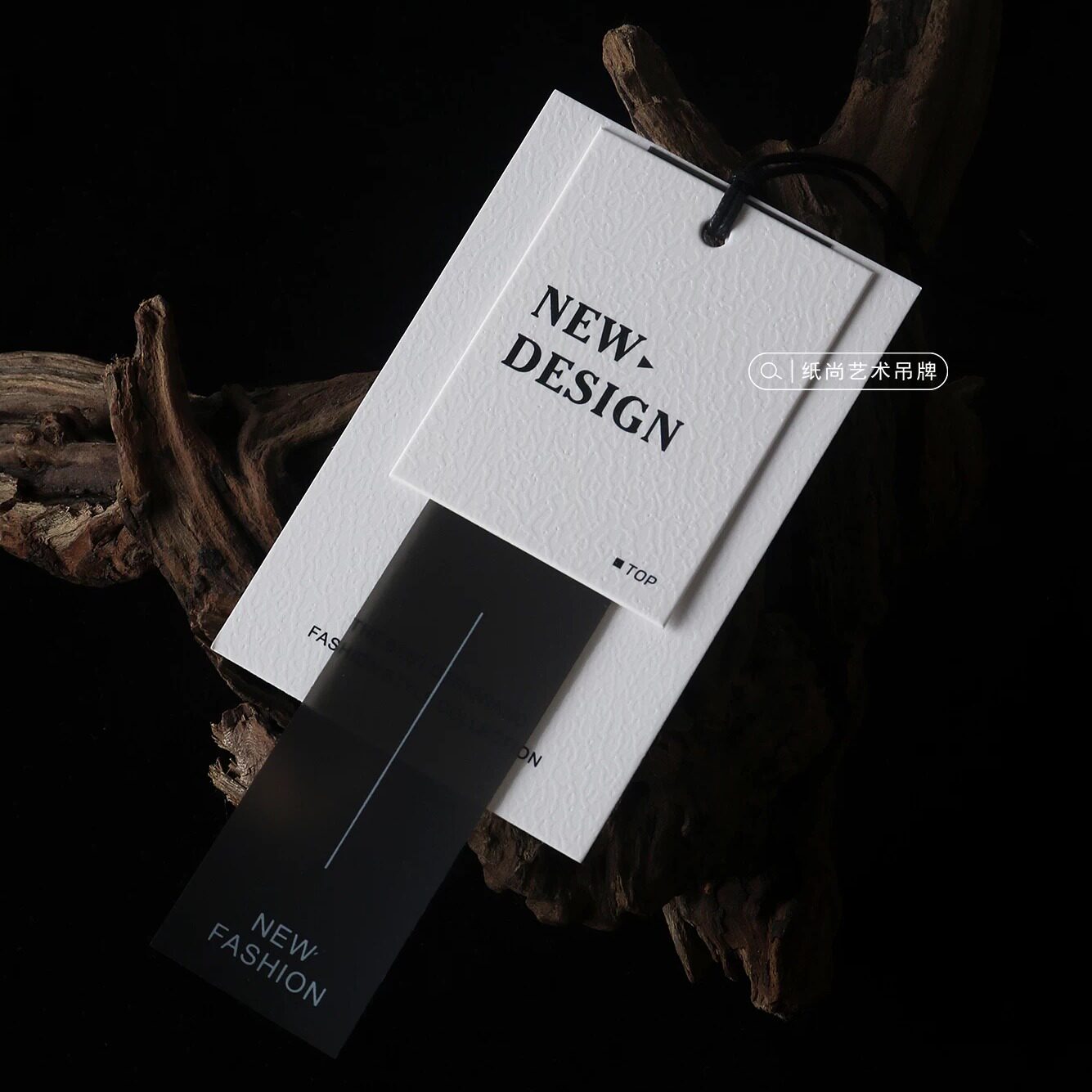 服装吊牌定制LOGO女装衣服加厚挂牌订做价格标签高级现货通用吊卡