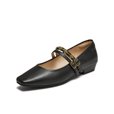 【41码】TATA时尚气质女玛丽珍鞋