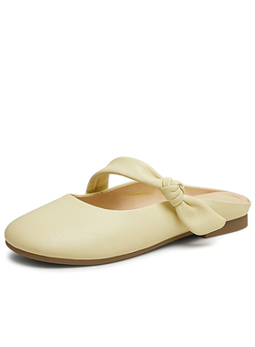 【33码】TATA/他她2025夏女外穿时尚休闲穆勒鞋新款YDT05BH5