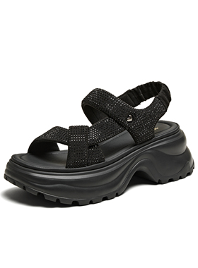 【33码】TATA/他她2025夏商场同款简约百搭休闲凉鞋新款7G304BL5