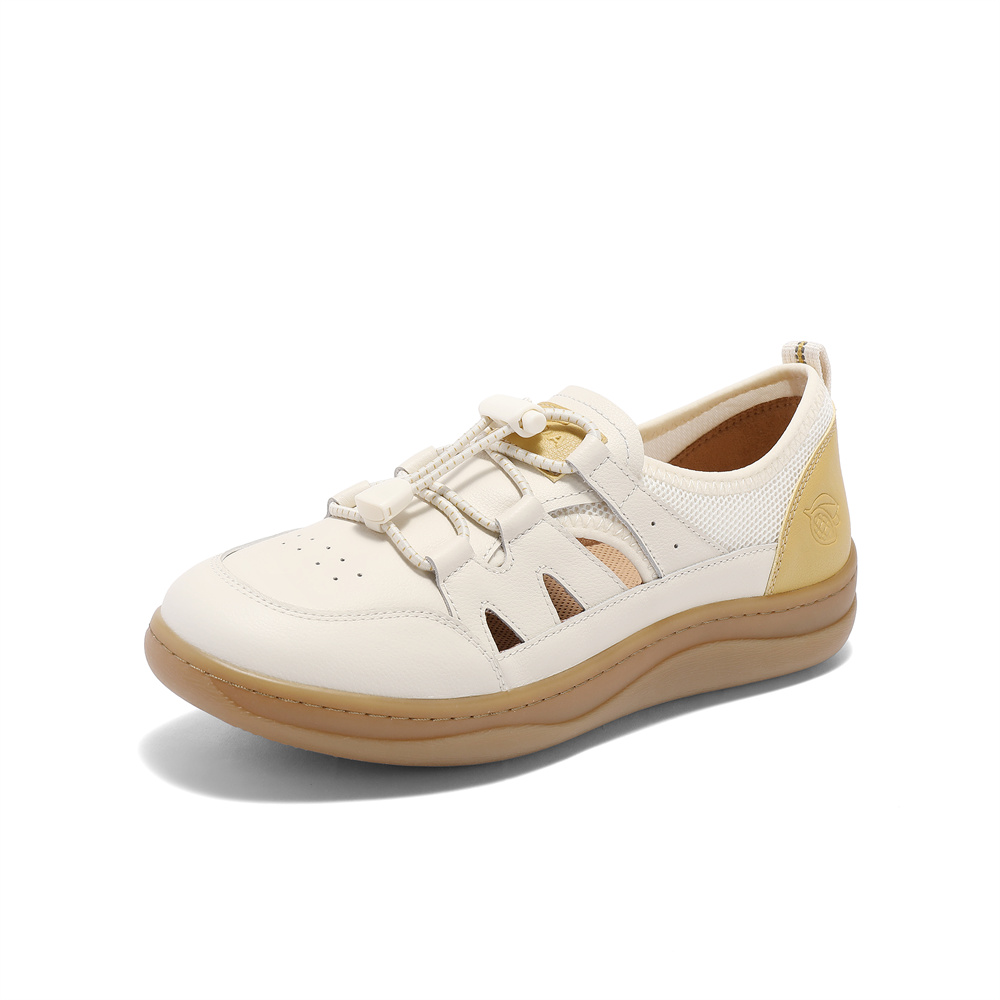 森达罗马凉鞋女款休闲平底猪笼鞋