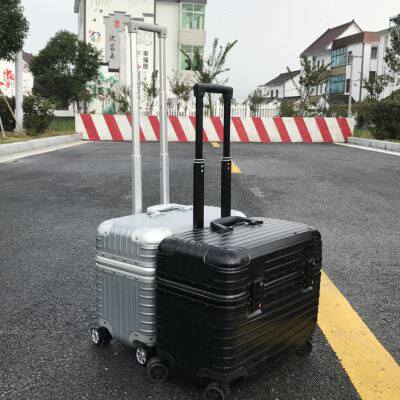 16上翻盖18摄影铝框拉杆箱万向轮旅行行李箱20小型机长箱男女23寸
