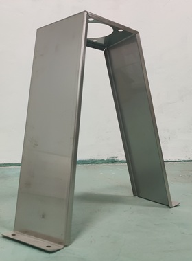 巴歇尔槽支架超声波明渠流量计探头传感器支架可选孔径304不锈钢