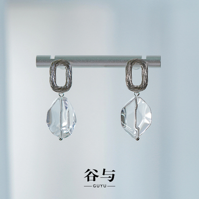 谷与原创水晶女高级感耳环