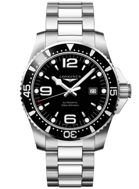 瑞士名表浪琴康卡斯系列潜水腕表自动机械男士手表L3.742.4.56.6