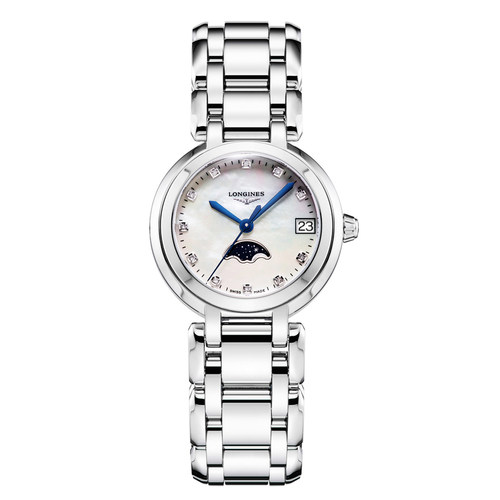 浪琴时尚石英月相女表