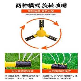 自动浇水器园林喷水浇水浇地降温360度旋转绿化喷灌喷头浇花神器