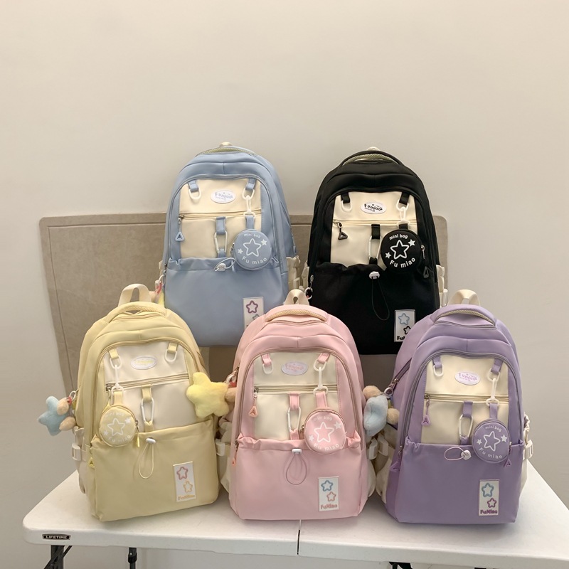 女初中韩系大容量护脊肩负双肩包