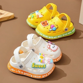 包头婴幼女童凉拖鞋 EVA儿童拖鞋 夏室内防滑软宝宝男童洞洞鞋 两用