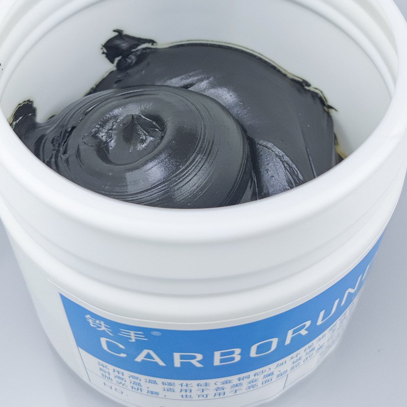 钢砂膏CARBORUNDUN金钢砂360细362粗研磨金属塑胶黑色油膏
