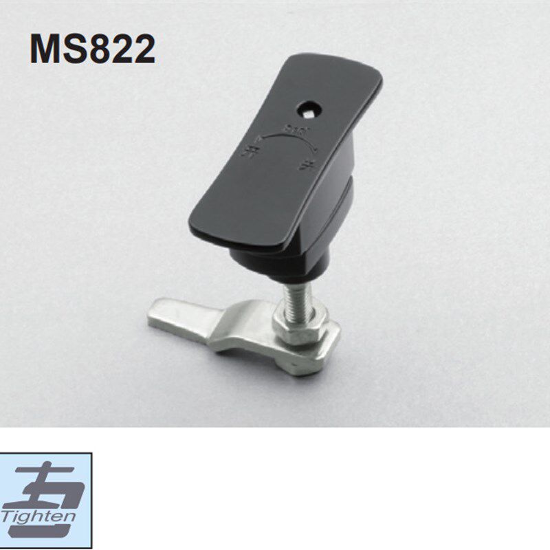 工业柜门锁圆柱锁回转直角锁电气柜门锁MS822