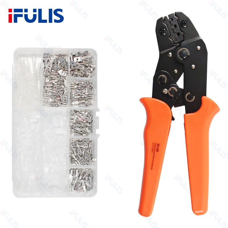 SN-48B Tab端子压接钳冷压钳套装 270PCS插簧端子压线钳套装组合