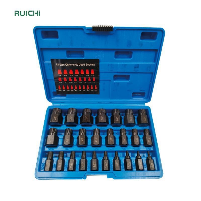 25pc破螺丝取出器断头螺丝内六角螺栓拆除工具