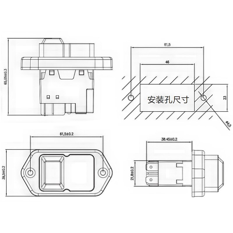 02-A电磁开关 磁力欠压保护220v按钮开关KLD28A切片机开关KJD17
