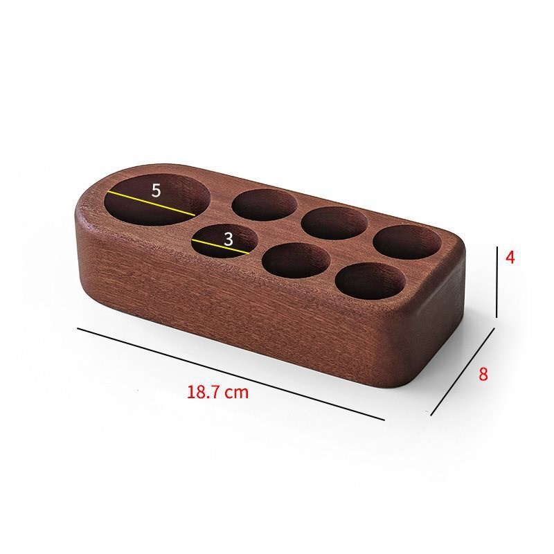 实木精油置物架 简约桌面整理盒木质收纳盒 多特瑞展示盒子整