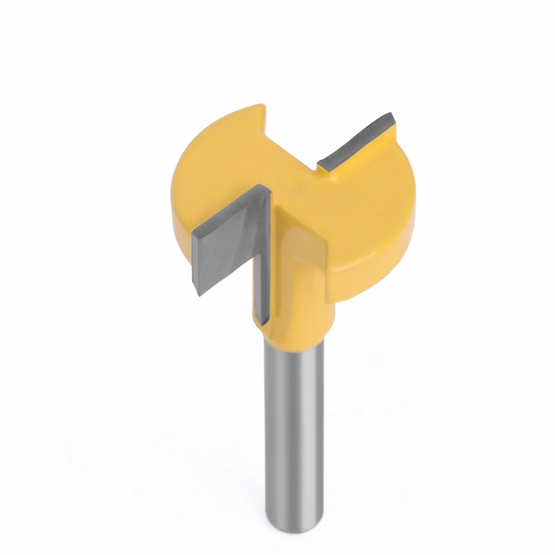 1/4柄直边T型刀 T型槽 修边机刀头 木工铣刀木工雕刻机刀具挂钩铣